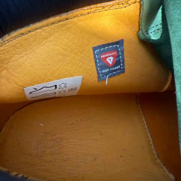 Timberland 6 Inch Premium Waterproof Boots Mens 11.5 Olive Green Leather Shoes - Picture 13 of 13